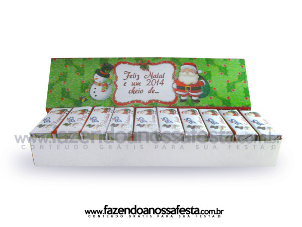 Caixa Bis Personalizada para o Natal!
