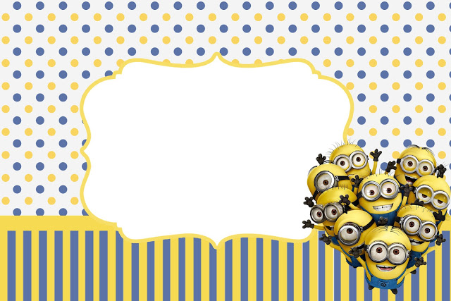 Minions (Meu Malvado Favorito 2) – Kit Completo com molduras para convites, rótulos para guloseimas, lembrancinhas e imagens!