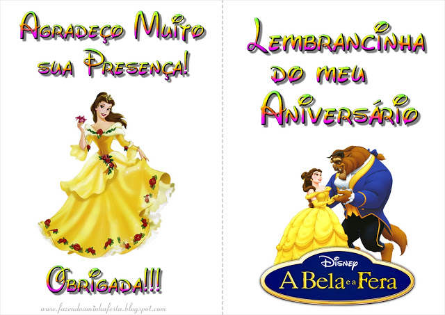 A Bela e a Fera – Livrinho de Atividades!