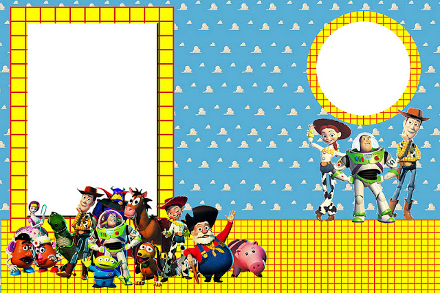 Toy Story – Kit Completo com molduras para convites, rótulos para guloseimas, lembrancinhas e imagens!