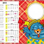 Convite Calendário 2014 Galinha Pintadinha na Festa Junina: