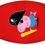 Rótulo Esmalte George Pig Pirata (Peppa Pig):