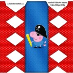 Caixa Bala George Pig Pirata (Peppa Pig):