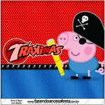 Rótulo Mini Trakinas George Pig Pirata (Peppa Pig):