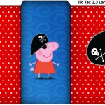 Rótulo Tic Tac George Pig Pirata (Peppa Pig):