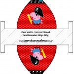 Caixa Vestido George Pig Pirata (Peppa Pig):