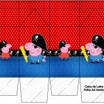 Caixa de Leite George Pig Pirata (Peppa Pig):