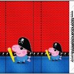 Rótulo Pirulito Mastigável George Pig Pirata (Peppa Pig):