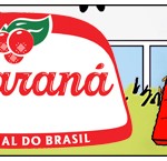 Rótulo Guaraná Caçulinha  Snoopy: