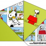 Cone Guloseimas 4 lados Snoopy: