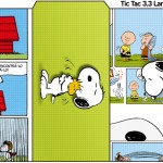 Rótulo Tic Tac Snoopy: