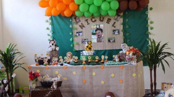 Festa Safari do Miguel Mesa de Doces Festa Safari do Miguel