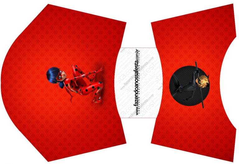 Envelope Fritas Miraculous Ladybug Fazendo A Nossa Festa