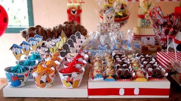 Personalizados Mickey e sua Turma Mini Kit Forminha Docinhos Festa Mickey e sua Turma