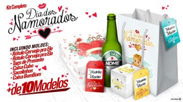 Presente Dia dos Namorados Grátis para Imprimir Kit Presente Dia dos Namorados