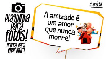 Plaquinhas Snoopy e sua Turma Grátis Plaquinhas Snoopy e sua Turma Modelo