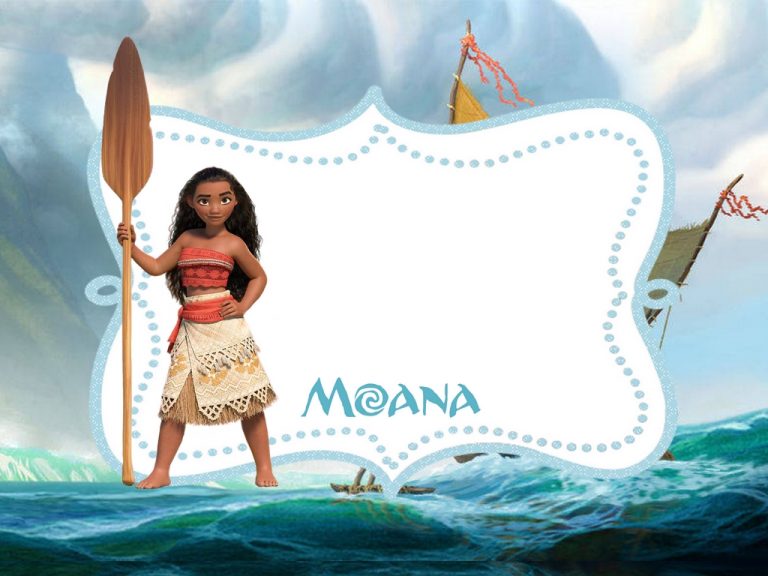 Convite Para Festa Moana Fazendo A Nossa Festa