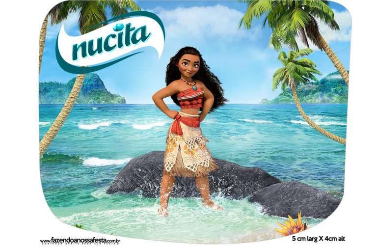 Rotulo Creminho Nucita Moana Fazendo A Nossa Festa