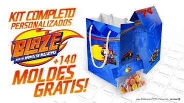 Blaze and the Monster Machines Kit Festa Grátis para Imprimir