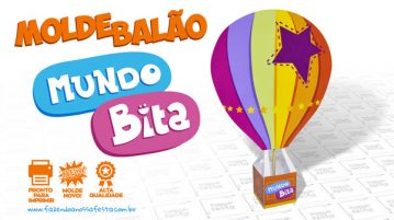Caixa Balão Mundo Bita Grátis para Imprimir Caixa Balao Mundo Bita