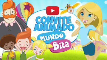 Convite Animado Virtual Mundo Bita Grátis para Download Convite Animado Virtual Mundo Bita