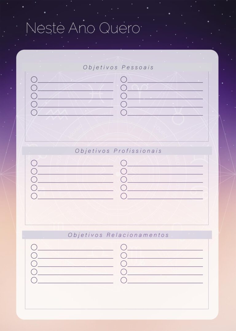 Planner Signos Nessa Ano Quero Fazendo A Nossa Festa