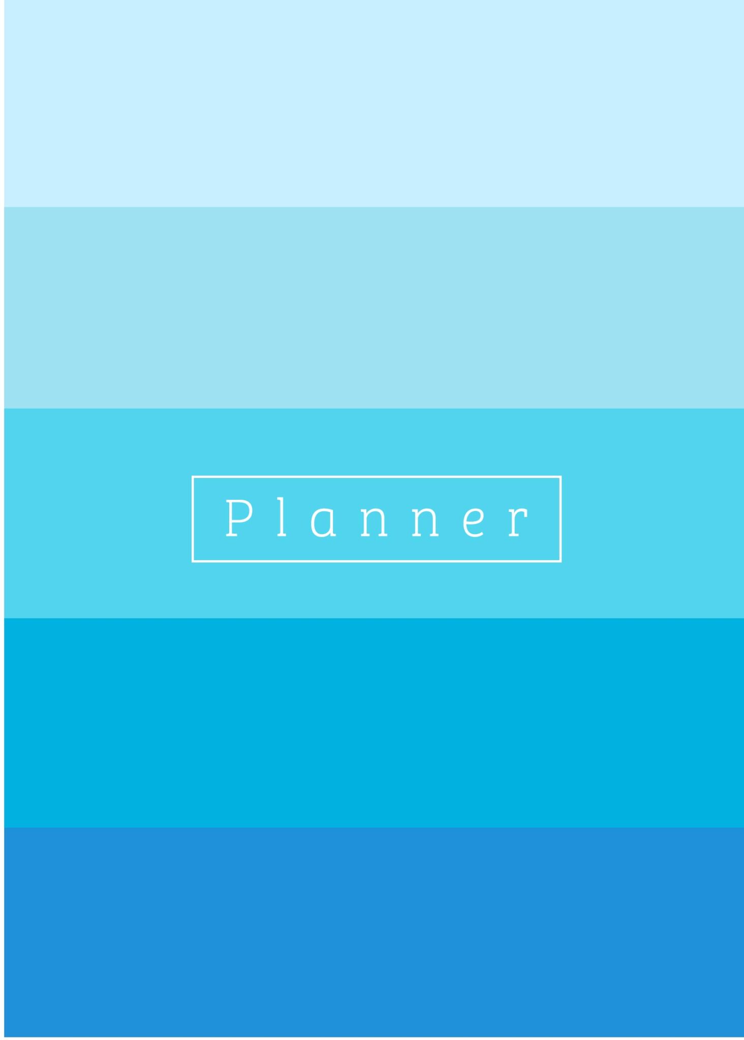 Planner Colorido Azul Capa Fazendo A Nossa Festa