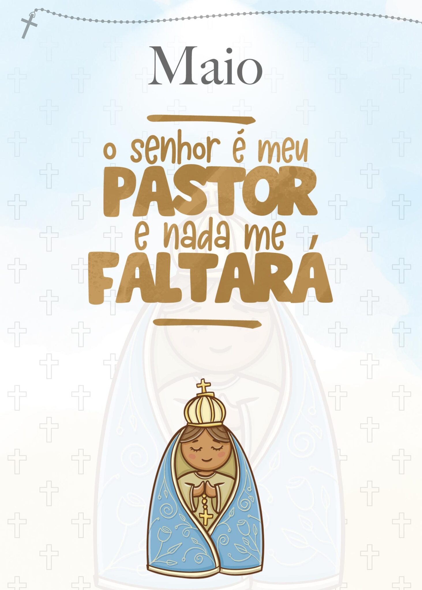 Planner Personalizado Nossa Senhora Aparecida Maio Capa Fazendo A