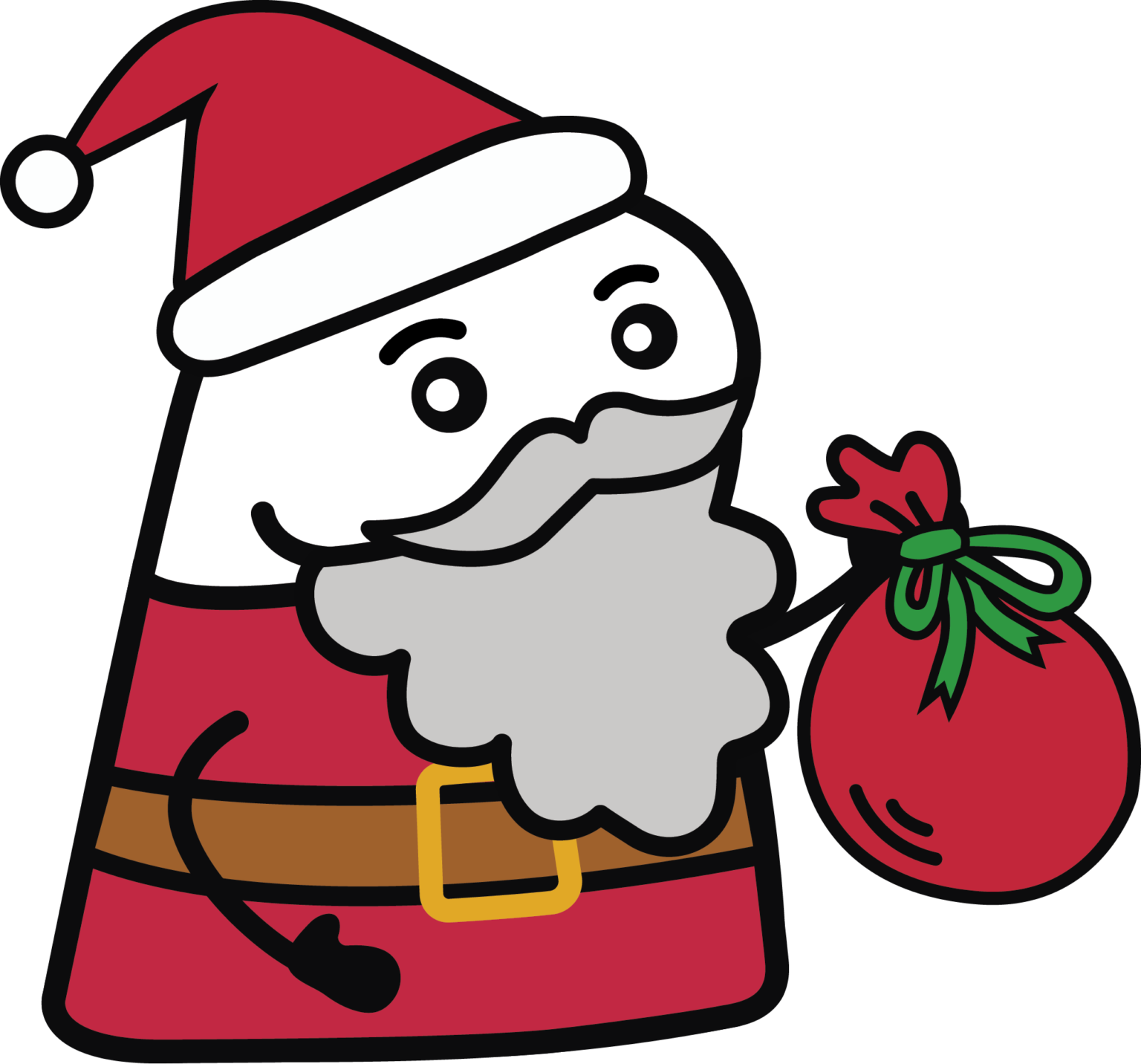 Papai Noel Presente Flork Natal Fazendo A Nossa Festa