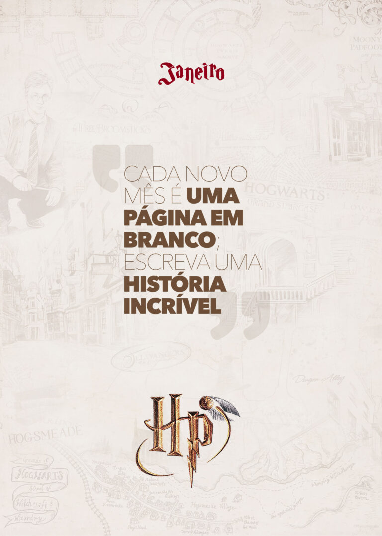 Janeiro Capa Planner Harry Potter Fazendo A Nossa Festa