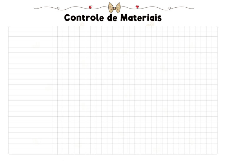 Controle De Material Planner Professor Minnie Fazendo A Nossa Festa