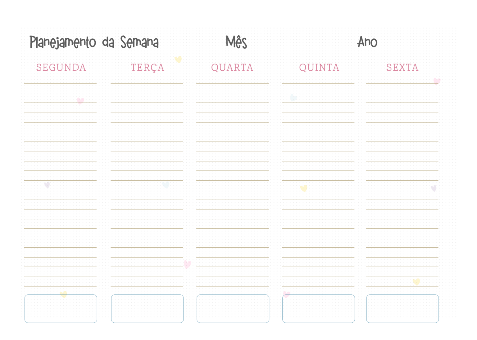 Planejamento Da Semana Planner Professor Gente Que Ama Ensinar