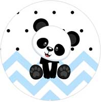 Kit Festa Panda Azul