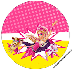 Rótulo-para-Tubetes-Barbie-Super-Princesa-Rosa