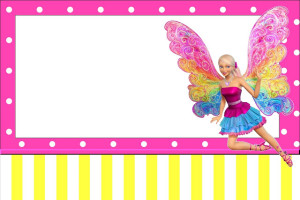 Barbie Segredo das Fadas (Fairytopia) – Kit Completo com molduras para convites, rótulos para guloseimas, lembrancinhas e imagens!
