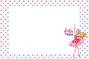Barbie e as Sapatilhas Mágicas – Kit Completo com molduras para convites, rótulos para guloseimas, lembrancinhas e imagens!