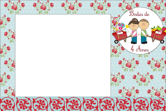 Mini Kit Bodas e Flores e Frutas – 4 Anos!