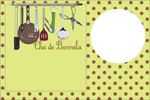 Chá de Barnela – Kit Completo com molduras para convites, rótulos para guloseimas, lembrancinhas e imagens!