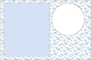 Azul com Flores Provençal – Kit Completo com molduras para convites, rótulos para guloseimas, lembrancinhas e imagens!