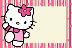 Hello Kitty – Kit Completo com molduras para convites, rótulos para guloseimas, lembrancinhas e imagens!
