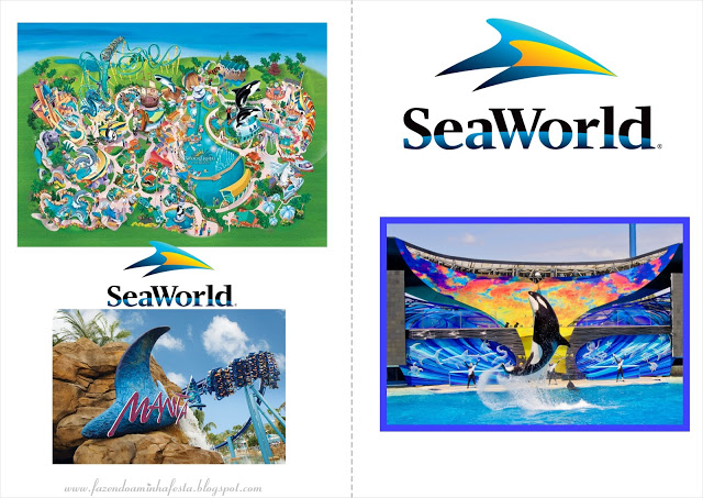 Livrinho de Atividades e Colorir Sea World Parks!!!