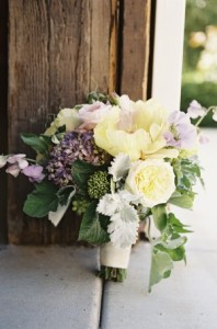 Rustic Pink and Yellow Bouquet 300x454