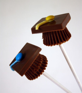 Pops para Formatura usando Chocolate Alpino!