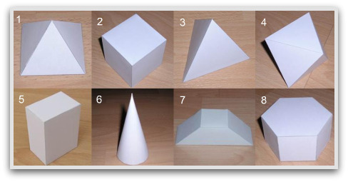 Moldes de Caixinhas em Formas Geométricas!