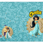 Mini Cheetos Salgadinho Jasmine e Aladdim