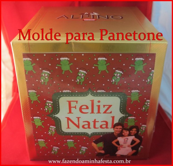 Moldes Decorados para Panetone de Natal!