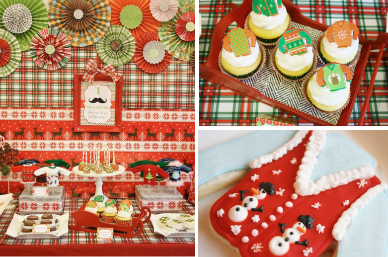 Ideias para Festa de Natal com o Tema Bigodes!