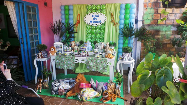 Tema: Chá de Bebê Safari – Festa da Leitora Mariane Torres!