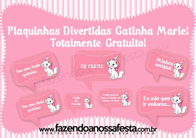 Kit Digital Gatinha Marie Png (1 Por 3)