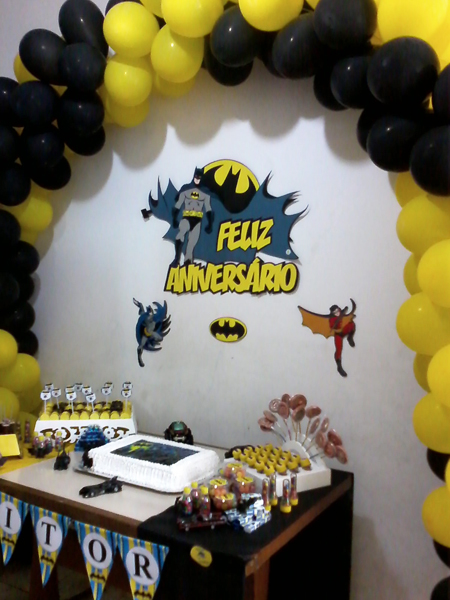 Tema:Batman – Festa da Leitora Silvia Helena Moreira Rosado!